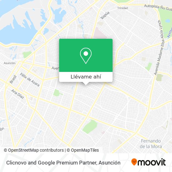 Mapa de Clicnovo and Google Premium Partner