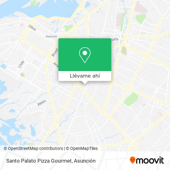 Mapa de Santo Palato Pizza Gourmet
