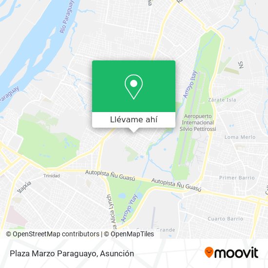 Mapa de Plaza Marzo Paraguayo