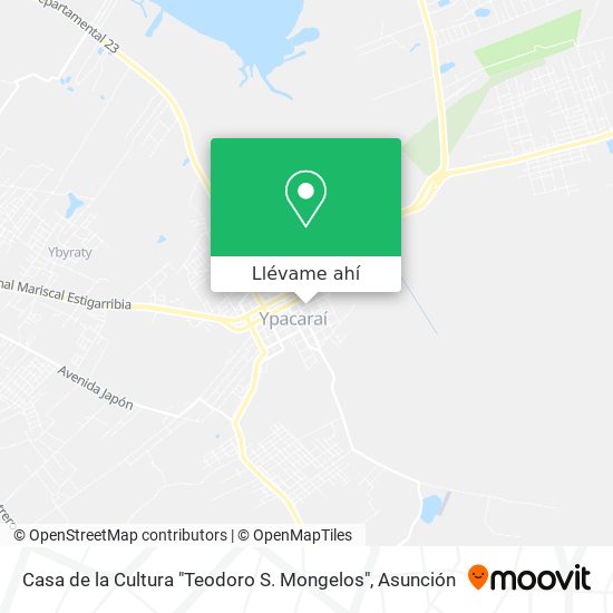 Mapa de Casa de la Cultura "Teodoro S. Mongelos"