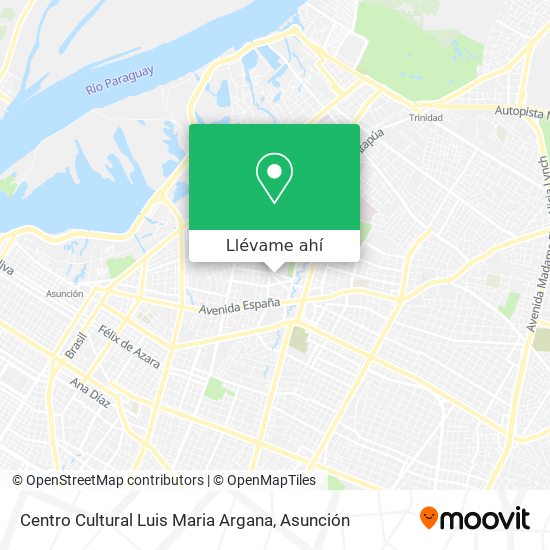 Mapa de Centro Cultural Luis Maria Argana