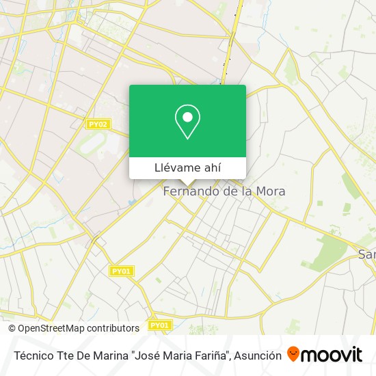 Mapa de Técnico Tte De Marina "José Maria Fariña"