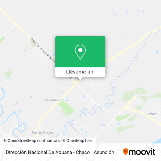 Mapa de Dirección Nacional De Aduana - Chaco'i