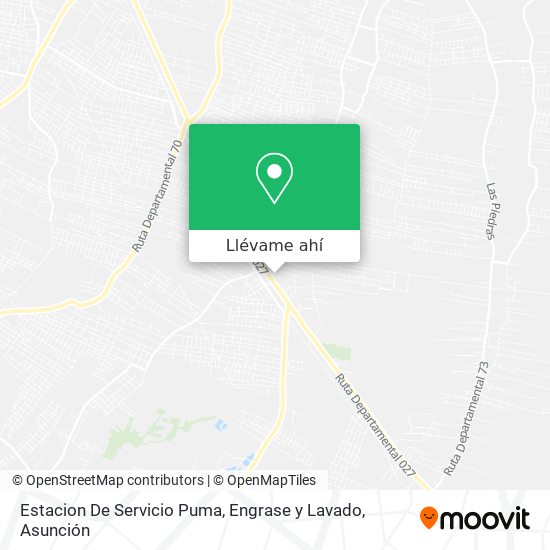 Mapa de Estacion De Servicio Puma, Engrase y Lavado