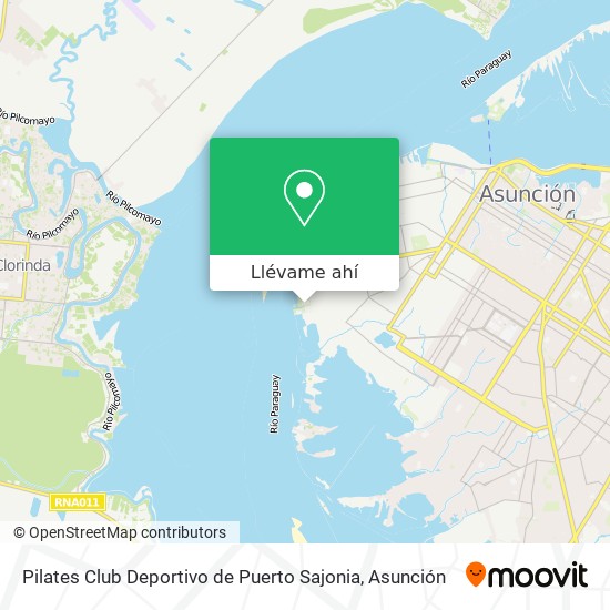 Mapa de Pilates Club Deportivo de Puerto Sajonia