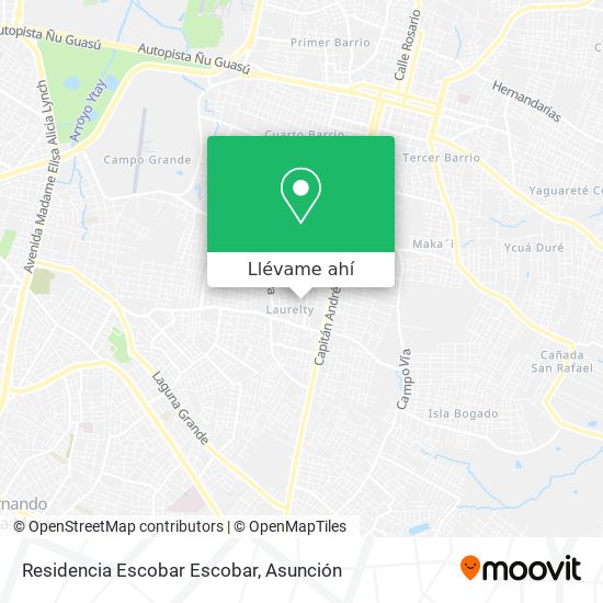 Mapa de Residencia Escobar Escobar