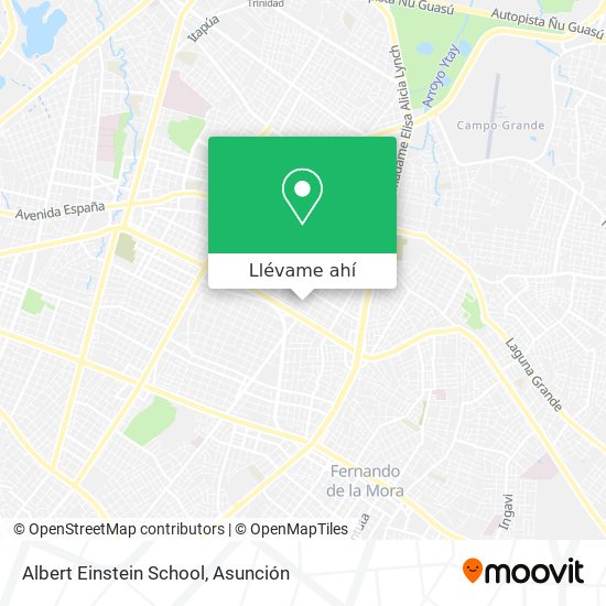 Mapa de Albert Einstein School