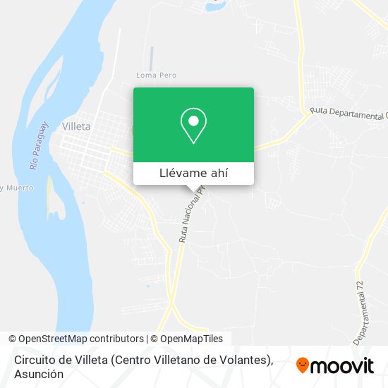Mapa de Circuito de Villeta (Centro Villetano de Volantes)