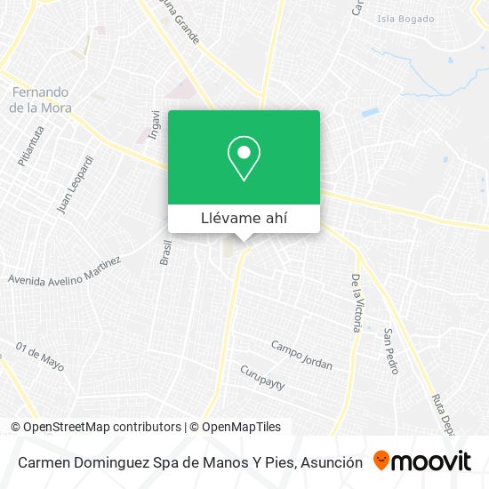 Mapa de Carmen Dominguez Spa de Manos Y Pies