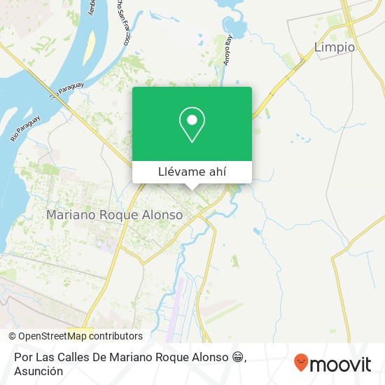 Mapa de Por Las Calles De Mariano Roque Alonso 😁