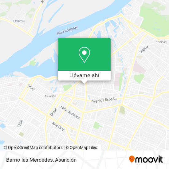 Mapa de Barrio las Mercedes