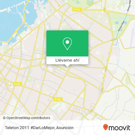 Mapa de Teleton 2011 #DarLoMejor