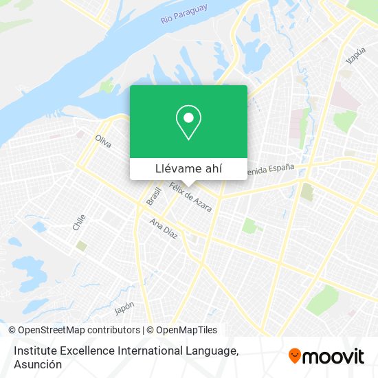 Mapa de Institute Excellence International Language