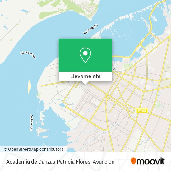 Mapa de Academia de Danzas Patricia Flores