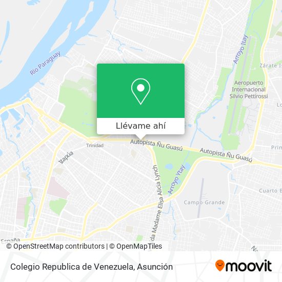 Mapa de Colegio Republica de Venezuela