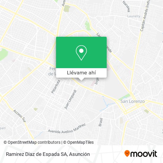 Mapa de Ramirez Diaz de Espada SA