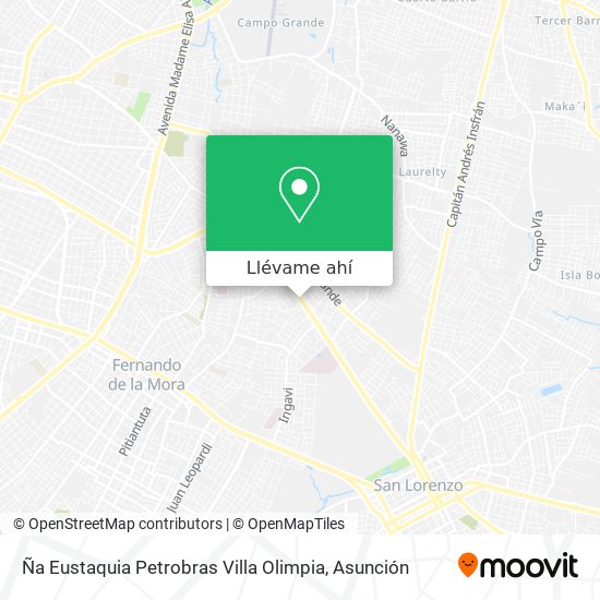 Mapa de Ña Eustaquia Petrobras Villa Olimpia