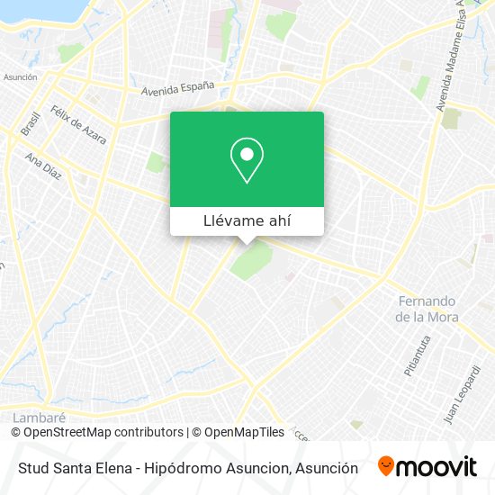 Mapa de Stud Santa Elena - Hipódromo Asuncion
