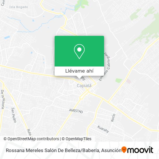 Mapa de Rossana Mereles Salón De Belleza / Babería