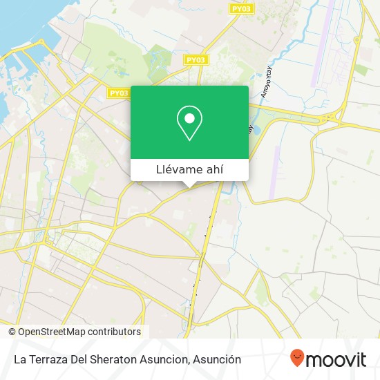 Mapa de La Terraza Del Sheraton Asuncion