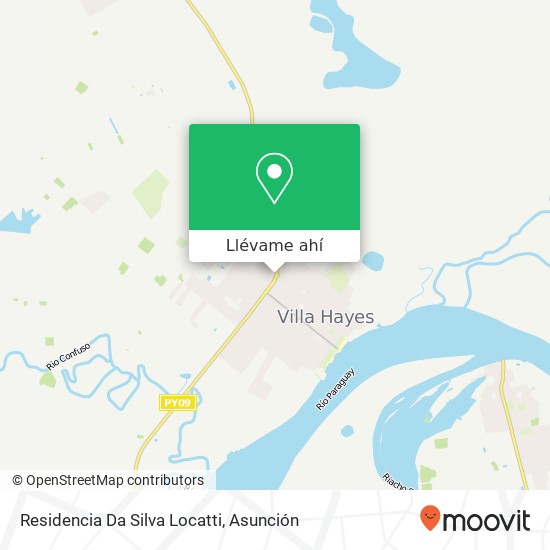 Mapa de Residencia Da Silva Locatti