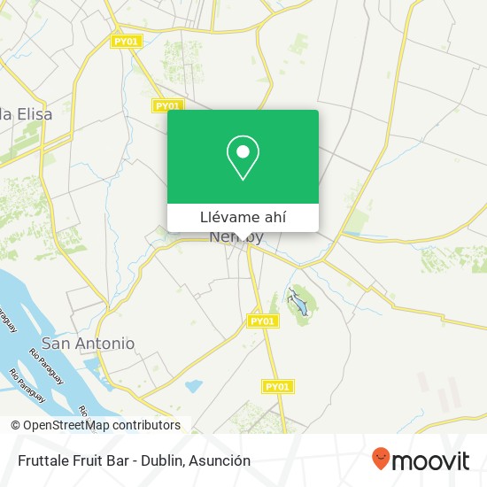 Mapa de Fruttale Fruit Bar - Dublin