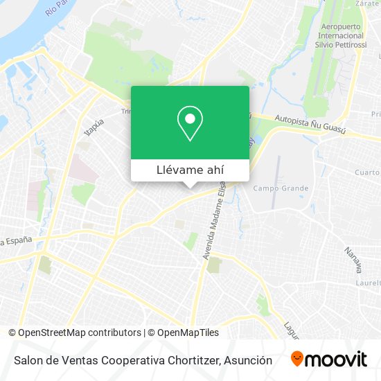 Mapa de Salon de Ventas Cooperativa Chortitzer