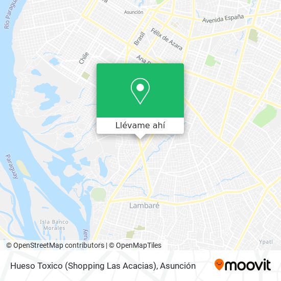 Mapa de Hueso Toxico (Shopping Las Acacias)
