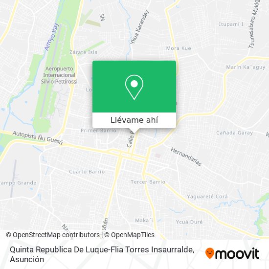 Mapa de Quinta Republica De Luque-Flia Torres Insaurralde
