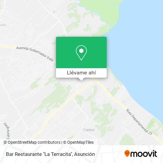 Mapa de Bar Restaurante "La Terracita"