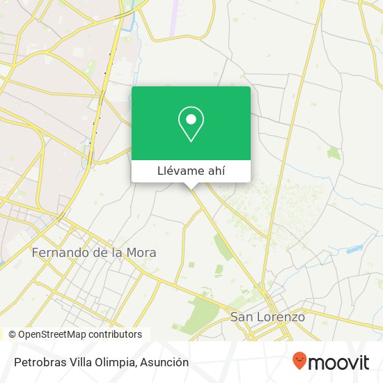 Mapa de Petrobras Villa Olimpia