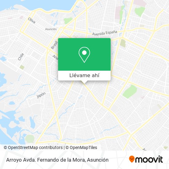 Mapa de Arroyo Avda. Fernando de la Mora