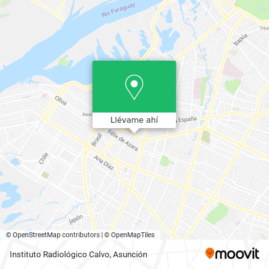 Mapa de Instituto Radiológico Calvo