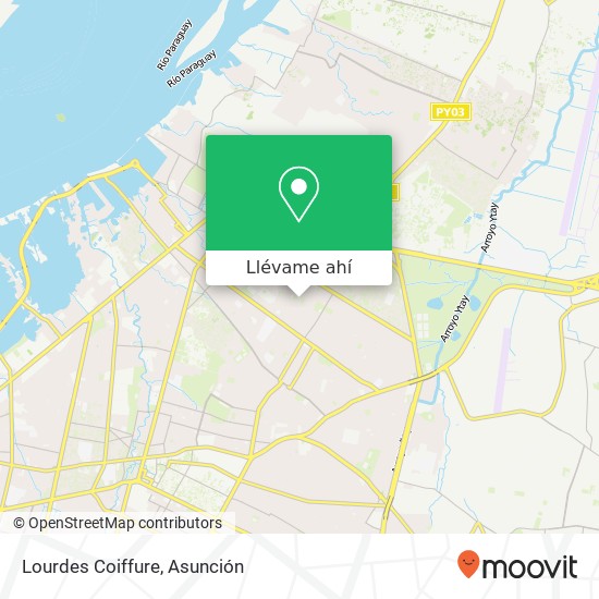 Mapa de Lourdes Coiffure