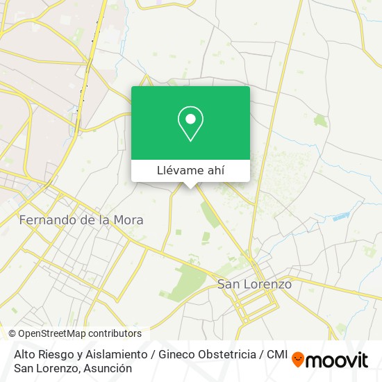 Mapa de Alto Riesgo y Aislamiento / Gineco Obstetricia / CMI San Lorenzo