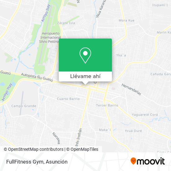 Mapa de FullFitness Gym