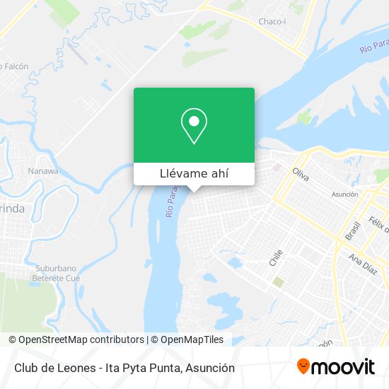Mapa de Club de Leones - Ita Pyta Punta