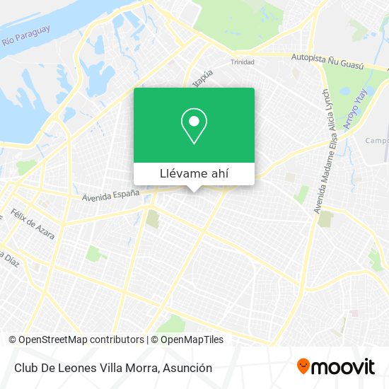 Mapa de Club De Leones Villa Morra