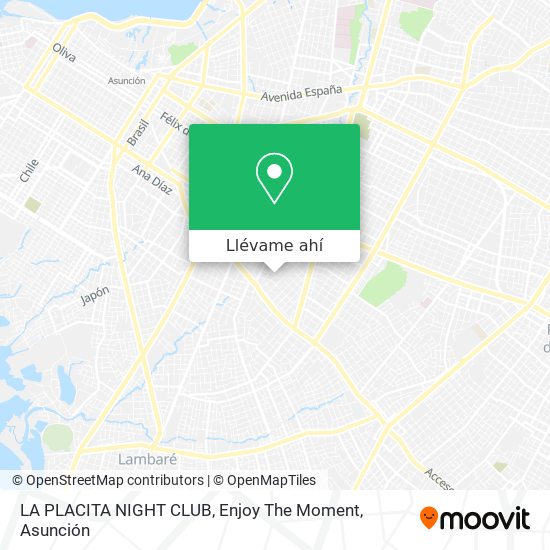 Mapa de LA PLACITA NIGHT CLUB, Enjoy The Moment