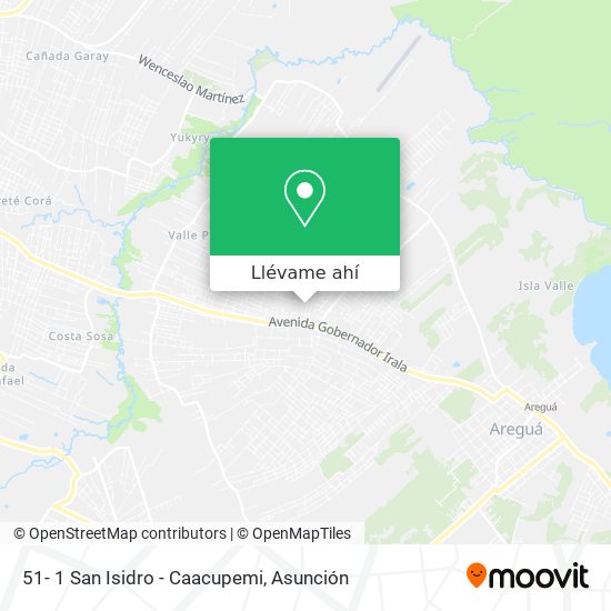 Mapa de 51- 1 San Isidro - Caacupemi