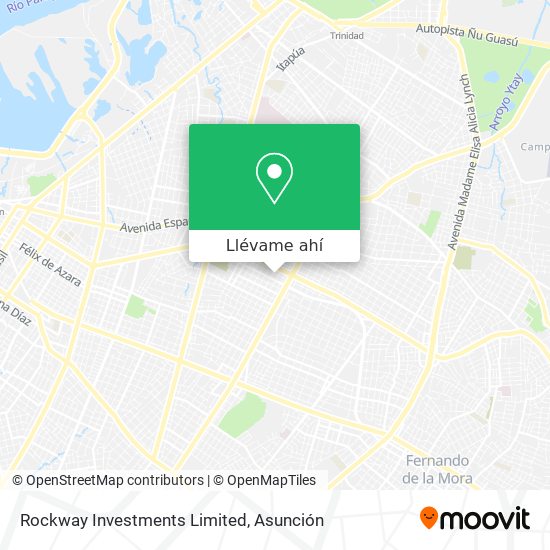 Mapa de Rockway Investments Limited