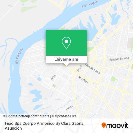 Mapa de Fisio Spa Cuerpo Armónico By Clara Gaona