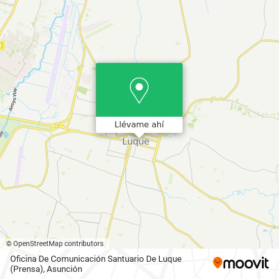 Mapa de Oficina De Comunicación Santuario De Luque (Prensa)