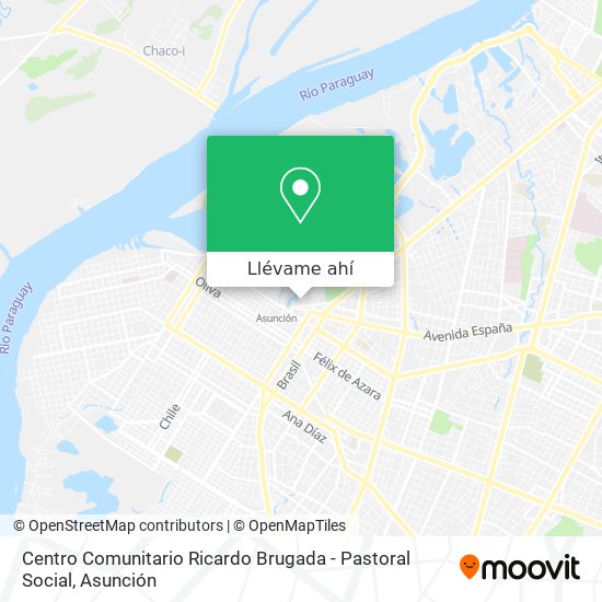Mapa de Centro Comunitario Ricardo Brugada - Pastoral Social