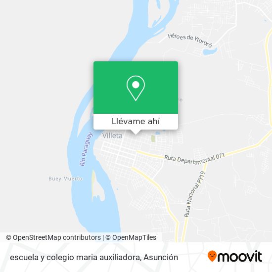 Mapa de escuela y colegio maria auxiliadora