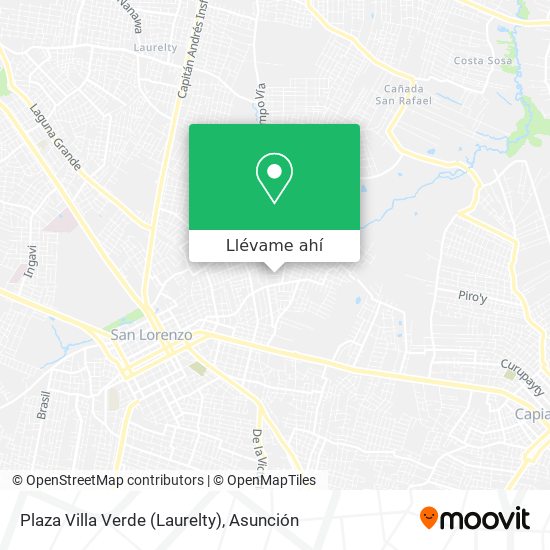 Mapa de Plaza Villa Verde (Laurelty)