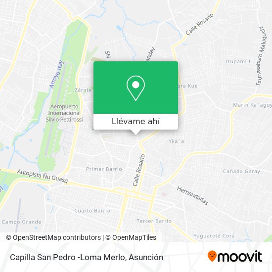 Mapa de Capilla San Pedro -Loma Merlo