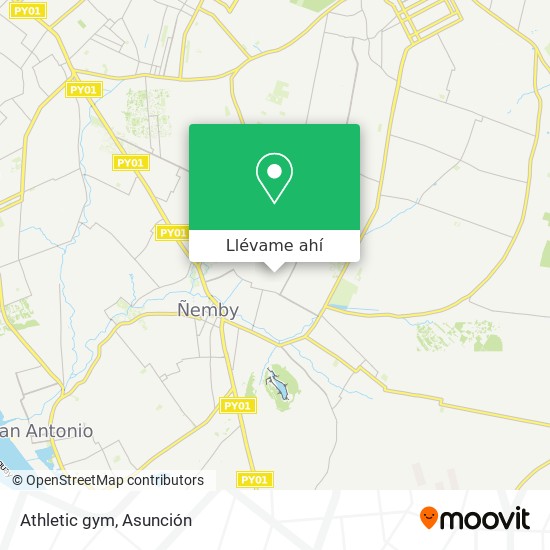 Mapa de Athletic gym