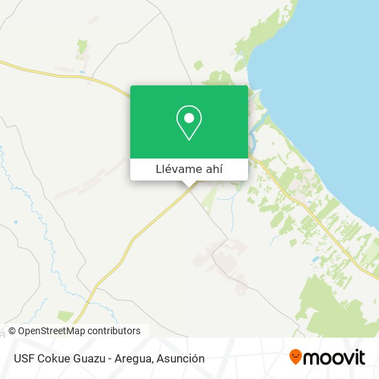 Mapa de USF Cokue Guazu - Aregua