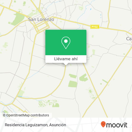 Mapa de Residencia Leguizamon